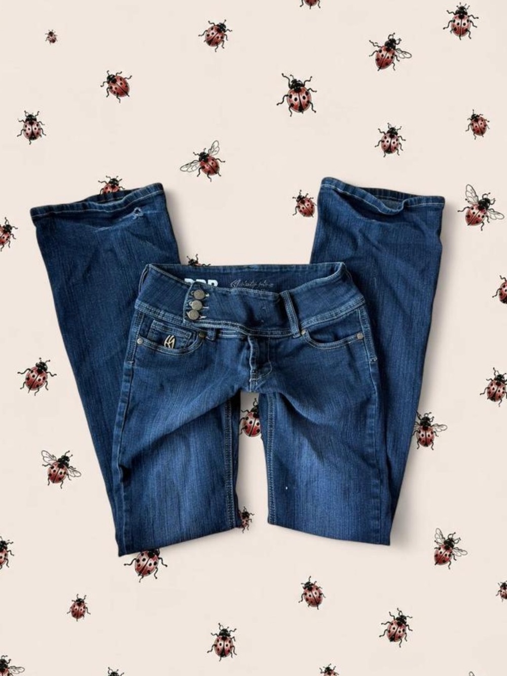 Sixty nine low-rise flare/bootcut jeans
